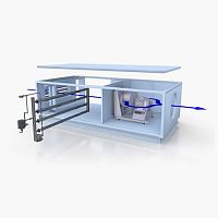 Air humidifier Diphusair FSHsteamlive steamfixed