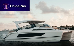 Catamaran express cruiser 36outboardtwin-enginehard-top
