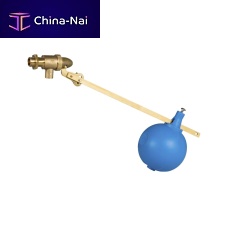 Floating ball valve 8Afloatfor waternickel-plated brass