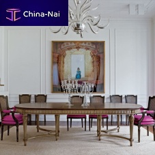 Louis XVI style dining table ART. 8594oakbeechoval