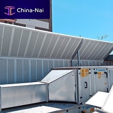 Facade cladding acoustic panel ACUSTIMODUL-80Ametalrectangulartextured