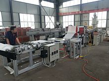 Plastic-coated fabric production line automatic