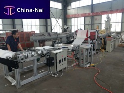 Plastic-coated fabric production line automatic