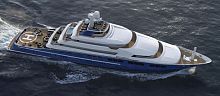 Cruising mega-yacht 86 Mraised pilothousewith helideckmulti-purpose aft deck