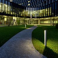 Garden bollard light TAPEfor public spacescontemporaryaluminum