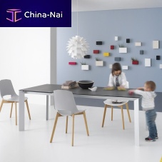 Contemporary table DIAMANTEaluminumaluminum baserectangular