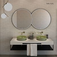 Wall-hung washbasin S11601+P124W7acrylicSolid Surfacewith counter