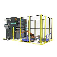 Robotic bending cell for press brakescompact