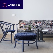 Contemporary pouf HOLMEwoolashround