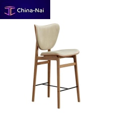 Contemporary bar chair ELEPHANTindoorvelvetwood veneer