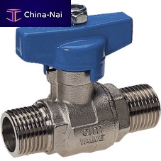 Ball valve 217696manualmalenickel-plated brass