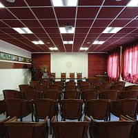 Natural cork suspended ceiling KONTROpanelsound-absorbingflame-retardant