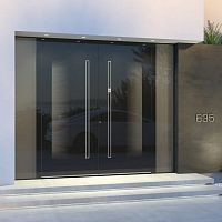 Entry door Ultimum Pure 635 GLASSaluminiumtempered glassswing