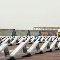 Flat roof PV mounting system solarspeed