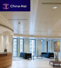 Aluminum suspended ceiling Cgalvanised steeltileacoustic