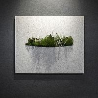 Acoustic wall panel OTOgreen Wallfor facade claddingin acoustic fabricpolyester fiber