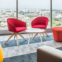 Contemporary chair BRANDY indoorfabricwooden