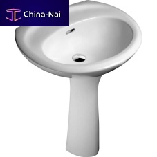 Free-standing washbasin VSP-P10W porcelainovalcontemporary