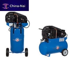Piston compressor airelectrically-poweredon casters