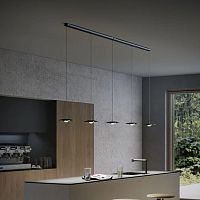 Pendant lamp Koin clusteraluminumglasscontemporary