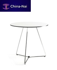 Contemporary table HIGHWAYlaminateroundfolding
