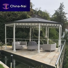 Cast iron gazebo metal
