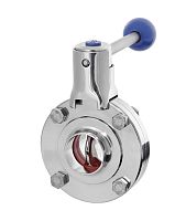 Butterfly valve pneumatically-operatedfor dangerous fluids