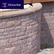 Natural stone wall cladding SPLIT VISIBLE FACEporphyryoutdoortextured