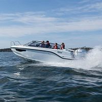 Outboard day cruiser TIGER DCopenfiberglass8-person max.