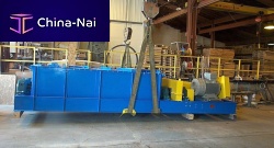 Paddle mixer continuousfor liquidsstainless steel