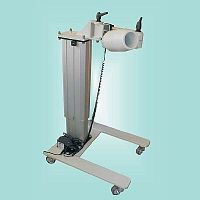 Thyroid uptake scan gamma probe MONOGAMMAwith trolley-mounted collimator