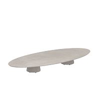 Contemporary coffee table CONIXceramicconcreteconcrete base