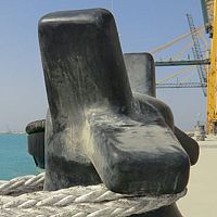 Terminal mooring bollard