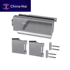 Mechanical lock FABRICO L-FORMwith handleglass door1 point