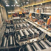 Dry separator LIMSmagnetic drumwaterparticle