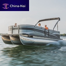 Outboard pontoon boat 240 RALLY DX tri-tubeskisport-fishing