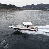 Outboard express cruiser 33 Offshoretwin-engineopencenter console