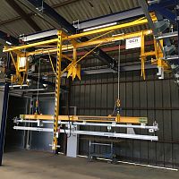 Rail-mounted conveyor Telestooverheadhorizontalvertical