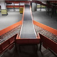 Belt conveyor curvedstraightprocess