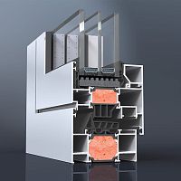 Aluminum window profile 85I2 / 86I2thermally-insulatedacoustic