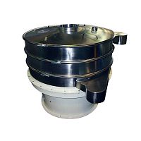 Circular vibrating screener for liquidsstainless steel