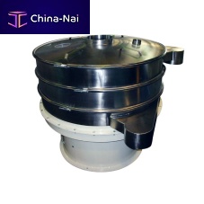Circular vibrating screener for liquidsstainless steel
