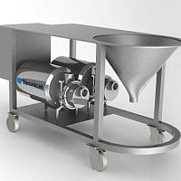 Planetary mixer batchfor liquidspowder