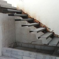 Straight staircase stainless steel stepmetalhome