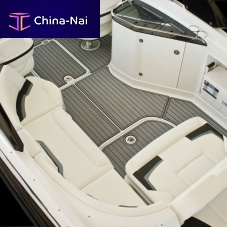 Teak-effect boat decking