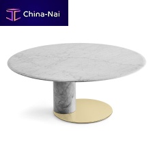 Contemporary table OTO BIGmarbleround
