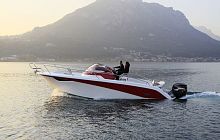 Outboard cabin cruiser Taurus 9.20twin-engineopen12-person max.