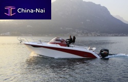 Outboard cabin cruiser Taurus 9.20twin-engineopen12-person max.