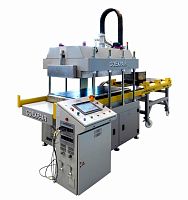 Pneumatic press RTM formingfor moldingheat transfer