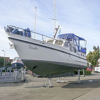 Boat cradle Bowfor motor boatsfixedtransportable